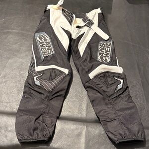 Answer racing youth Black and White motocross Pants
